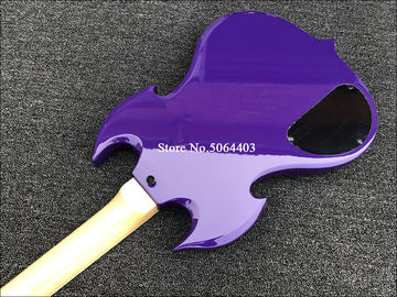 High quality shaped electric guitar purple paint circle black veneer rosewood fingerboard FREE shipping costs supplier