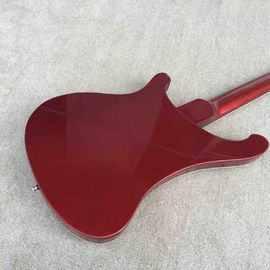 Best Bass Top quality Rick 4003 model Ricken 4 strings Electric Bass guitar in metal red color Chrome hardware supplier