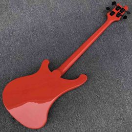 Red 4 strings Ricken 4003 Bass guitar,Rosewood fingerboard Black pick guard and hardware Rick Electric bass supplier