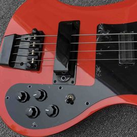 Red 4 strings Ricken 4003 Bass guitar,Rosewood fingerboard Black pick guard and hardware Rick Electric bass supplier