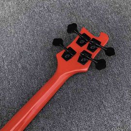 Red 4 strings Ricken 4003 Bass guitar,Rosewood fingerboard Black pick guard and hardware Rick Electric bass supplier