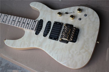 Factory Custom 24 Tone position piece electric guitar, maple fingerboard, gold hardware, customizable supplier