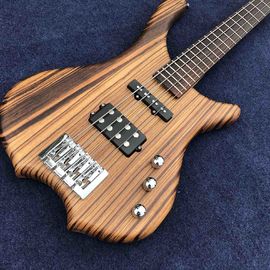 2020 New 4 Strings Buzzard Natural Color Top Neck Through Bass Guitar supplier