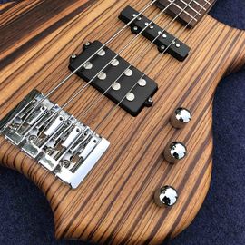 2020 New 4 Strings Buzzard Natural Color Top Neck Through Bass Guitar supplier