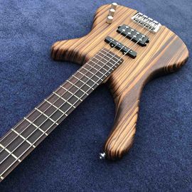 2020 New 4 Strings Buzzard Natural Color Top Neck Through Bass Guitar supplier