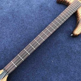 2020 New 4 Strings Buzzard Natural Color Top Neck Through Bass Guitar supplier