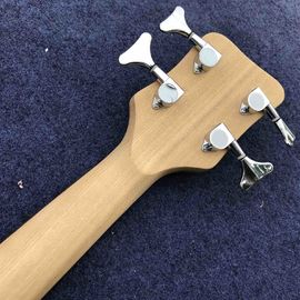 2020 New 4 Strings Buzzard Natural Color Top Neck Through Bass Guitar supplier