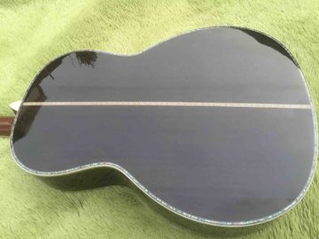 Factory custom 39 inches ooo45c style acoustic Guitar Ebony fingerboard Real abalone solid Guitar supplier