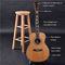 OEM custom guitar, 40 inch Acoustic Guitar,solid Spruce top, real abalone binding and ebony fingerboard supplier