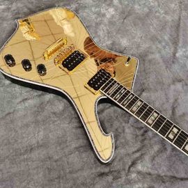 Custom Paul stanley Mirror crack mirror electric guitar rosewood fingerboard handmade 6 stings guitar supplier