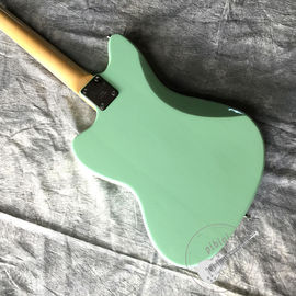 Customized Quality Electric Guitar in Light Green Color with White Hardware supplier