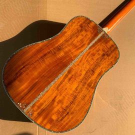 41&quot; KOA Wood 12 Strings D45K Body Abalone Inlay Ebony Fingerboard Acoustic Electric Guitar supplier