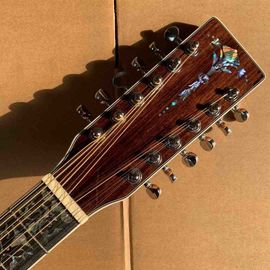 41&quot; KOA Wood 12 Strings D45K Body Abalone Inlay Ebony Fingerboard Acoustic Electric Guitar supplier