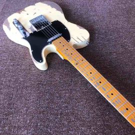 High quality relic remains TELE electric guitar, handmade TELE aged relic electric guitar supplier