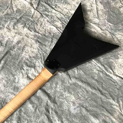 Custom 7 String Flame Cover Flame Neck Maple Binding Fingerboard Edge Side Light Point Electric Guitar supplier