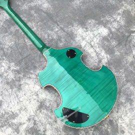 2020 Custom Semi-Hollow High Quality Green Customizable Logo and Shape Electric Guitar supplier