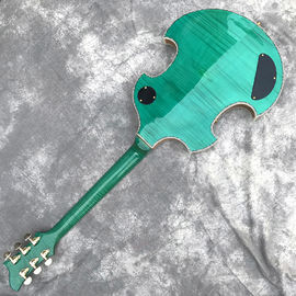 2020 Custom Semi-Hollow High Quality Green Customizable Logo and Shape Electric Guitar supplier