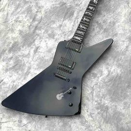 2020 New Style Custom Electric Guitar in Black with Guitar Logo Color and Shape Can be Customized supplier