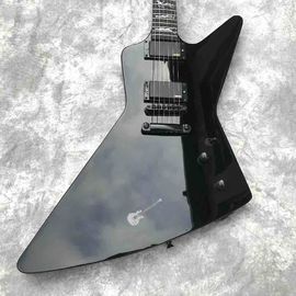 2020 New Style Custom Electric Guitar in Black with Guitar Logo Color and Shape Can be Customized supplier