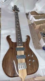 8 Strings Bass Guitar One Through Neck-Body Solid Walnut In Natural supplier