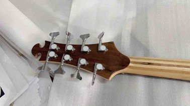 8 Strings Bass Guitar One Through Neck-Body Solid Walnut In Natural supplier