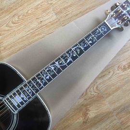 Custom Sunbrust Solid spruce top Tree Abalone inlays 41 inch 45D style acoustic guitar free shipping supplier