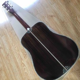 Custom Sunbrust Solid spruce top Tree Abalone inlays 41 inch 45D style acoustic guitar free shipping supplier