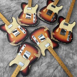 Custom Limited Edition Relic Tele Electric Guitar in Sunburst Tele Electric Guitar supplier