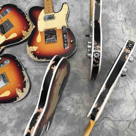 Custom Limited Edition Relic Tele Electric Guitar in Sunburst Tele Electric Guitar supplier