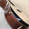 Custom 41&quot;Acoustic Guitar Arm Rest Abalone Ebony Fingerboard Matte Finish Solid Spruce Top Electric Acoustic Guitar supplier