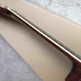 Custom 2020 New Real Abalone Aaaa All Solid Spruce Round Body Maple Binding Acoustic Guitar supplier