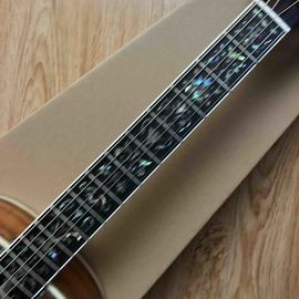 All Solid KOA Top 00045 Style 39&quot; Acoustic Guitar Classic Guitar Head Style with Fishman EQ 301 Full Abalone Binding supplier