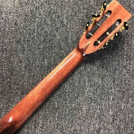 OEM custom guitar, OOO42 body shape, Acoustic Guitar,solid Spruce top, real abalone binding and ebony fingerboard supplier