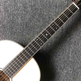 Custom A All Solid Wood Abalone Inlay Mahogany Back Side Acoustic Guitar Customize Logo is Available Free Shipping supplier