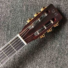 Custom A All Solid Wood Abalone Inlay Mahogany Back Side Acoustic Guitar Customize Logo is Available Free Shipping supplier