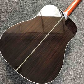 Custom 12 Strings D Body Solid Cedar Top Rosewood Back Side Guilds Acoustic Electric Guitar supplier