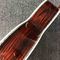 Custom 42&quot; Deluxe AAAA All Solid Wood Real Abalone Binding Ebony Fingerboard Cocobolo Back Side SJ200 Acoustic Guitar supplier