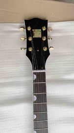 Custom Made Semi-Hollow Jazz Electric Guitar with Gold Hardware in Wine Brown supplier