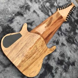 Grand 17 strings bass guitar mahogany body neck rosewood fingerboard wireless inlay logo and shape can be customized supplier