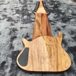 Grand 17 strings bass guitar mahogany body neck rosewood fingerboard wireless inlay logo and shape can be customized supplier