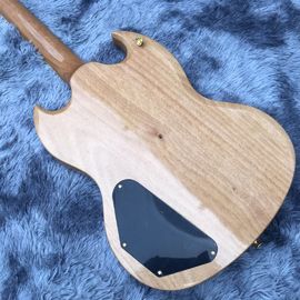 Custom F Hole SG Electric Guitar Mahogany Body Neck supplier