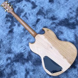 Custom F Hole SG Electric Guitar Mahogany Body Neck supplier