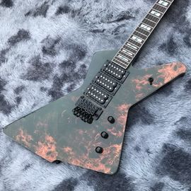 Custom Water Transfer Flamed Pattern Cover Electric Guitar for Iban supplier