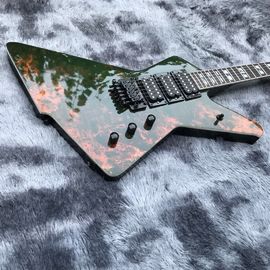 Custom Water Transfer Flamed Pattern Cover Electric Guitar for Iban supplier