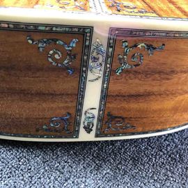 Custom 12 Strings Solid KOA Wood Top Guitar Ebony Fingerboard Real Abalone Shell Binding and Inlay Acoustic Electric Gui supplier