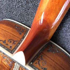 Custom 12 Strings Solid KOA Wood Top Guitar Ebony Fingerboard Real Abalone Shell Binding and Inlay Acoustic Electric Gui supplier