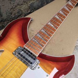 Custom Flamed Maple Top Ricken 381 Style 6/12 String Electric Guitar in Cherry Burst Color supplier