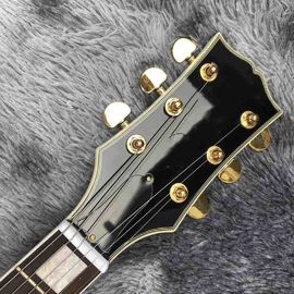 Double F-Holes Hollow Body Jazz Electric Guitar Ebony Fretboard Tremolo System in White supplier