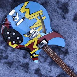 Custom WHAAM 330 Electric Guitar TPP Paul Weller Roy Lichenstein Printing Vintage Jam supplier