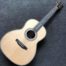 Top Quality 000 style classic acoustic guitar,AAA Solid Spruce top,China Factory Custom Super luxury guitar supplier